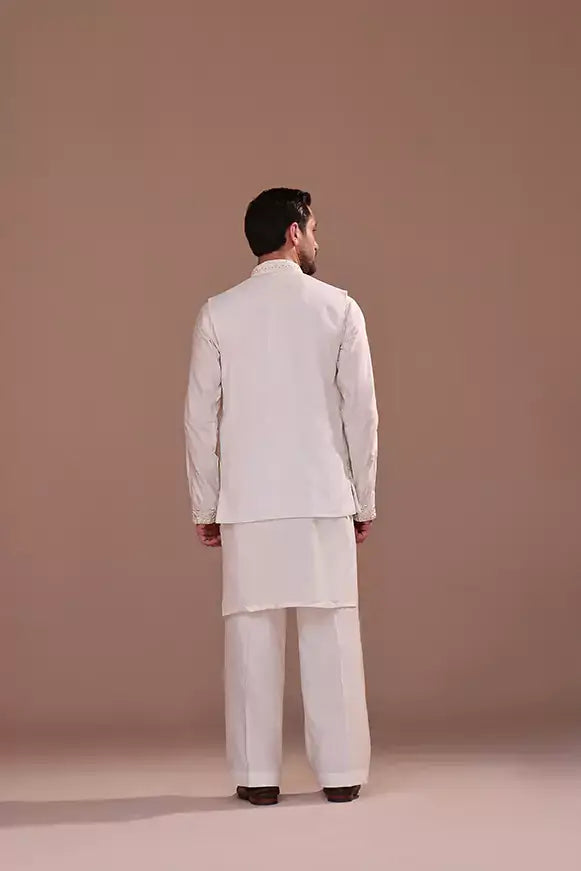 Mheer – Off White Shawl Shalwar Kameez