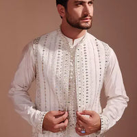 Mheer – Off White Shawl Shalwar Kameez