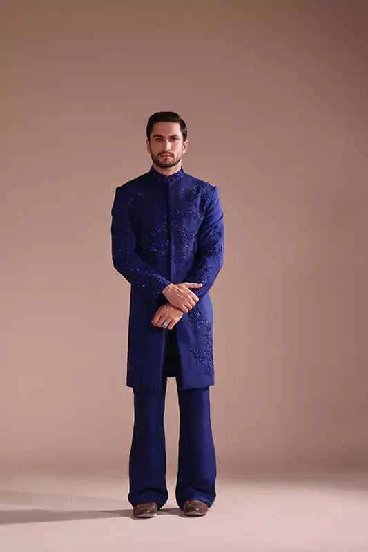 A’hmer – Blue Sherwani