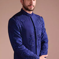 A’hmer – Blue Sherwani