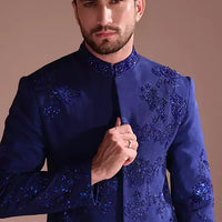 A’hmer – Blue Sherwani
