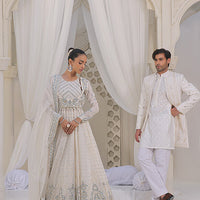 SELENE – IVORY WITH SILVER