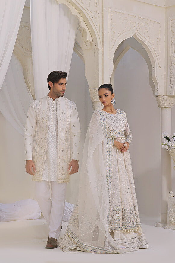SELENE – IVORY WITH SILVER
