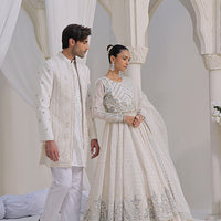 SELENE – IVORY WITH SILVER