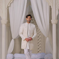 ADEM – IVORY WHITE WITH SILVER