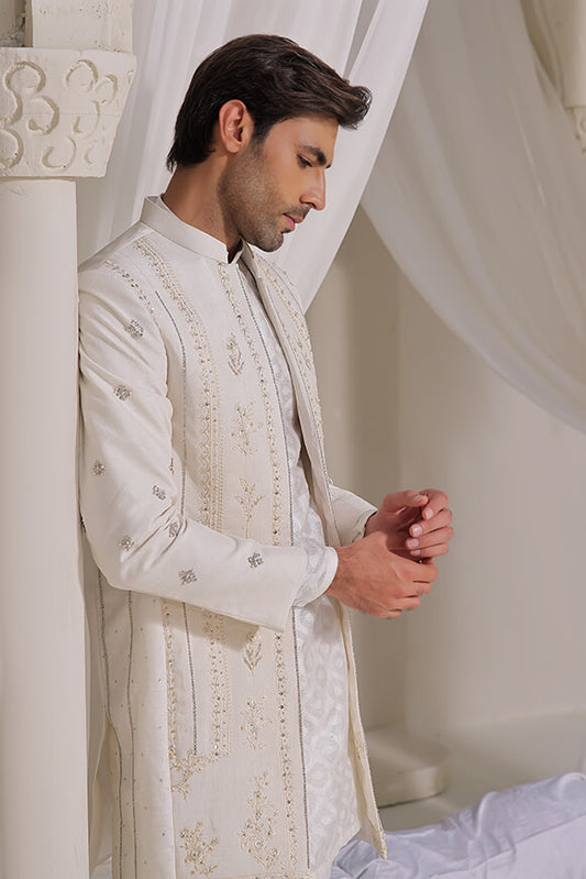 ADEM – IVORY WHITE WITH SILVER