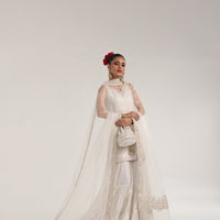 Swan – Off-white Gharara